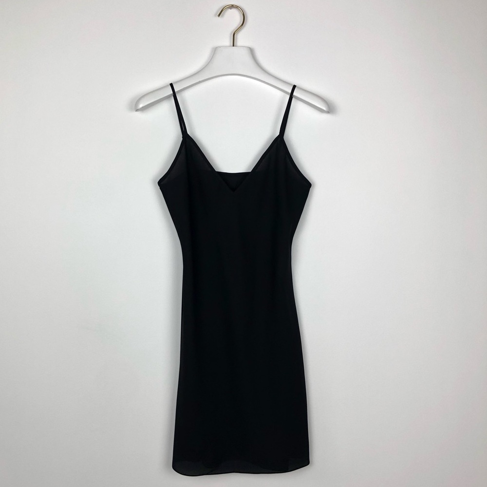 DVF | Canton Blue Mesh Overlay Blue Ruched Dress 4 - Picture 8 of 8